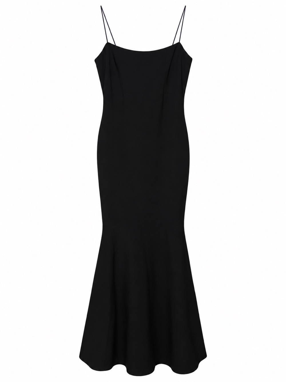 Likely Black Spaghetti-Strap Mermaid Maxi Dress